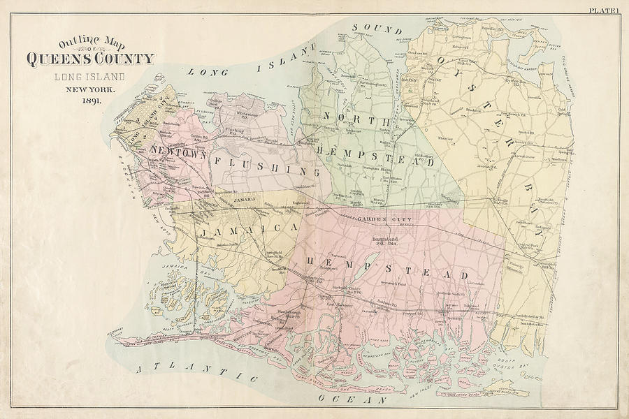 Queens County Map