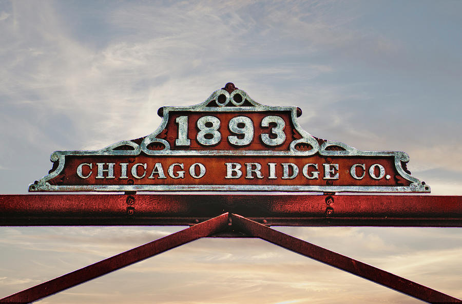 1893 Chicago Bridge Co Photograph by Bill and Linda Tiepelman