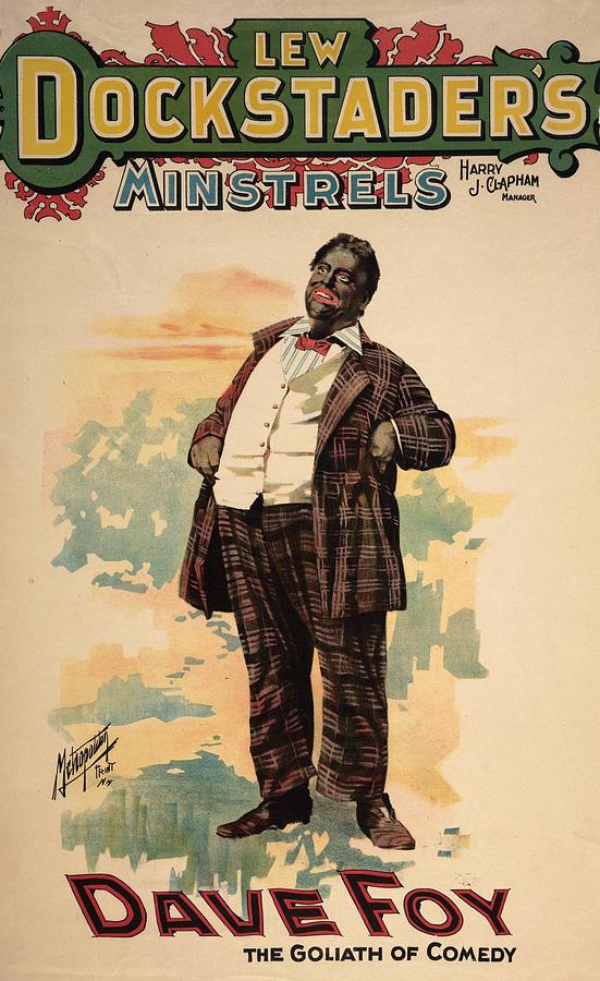 1893 Dave Foy Minstrel Digital Art by Kim Kent