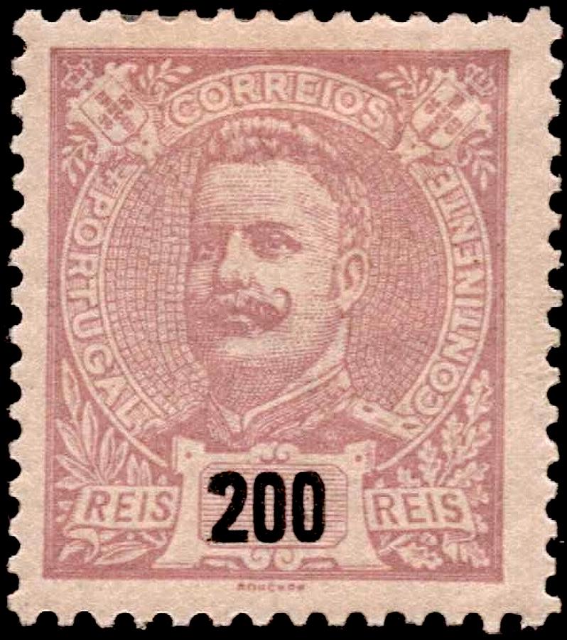 1895 Portugal - No.129 - Stamp Art Digital Art by Fred Larucci