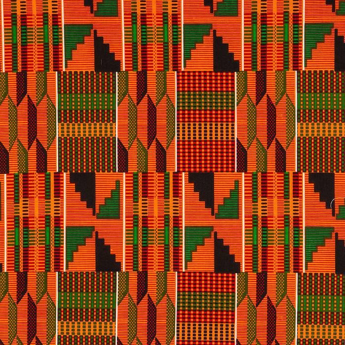 Colorful Kente Cloth African Ashanti Pattern  Poster for Sale by