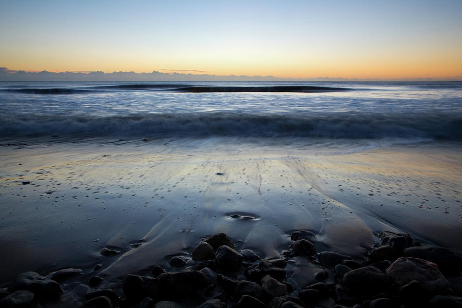 Ballynaclash beach at dawn, Blackwater, County Wexford, Ireland. #19 Photograph by Ian Middleton