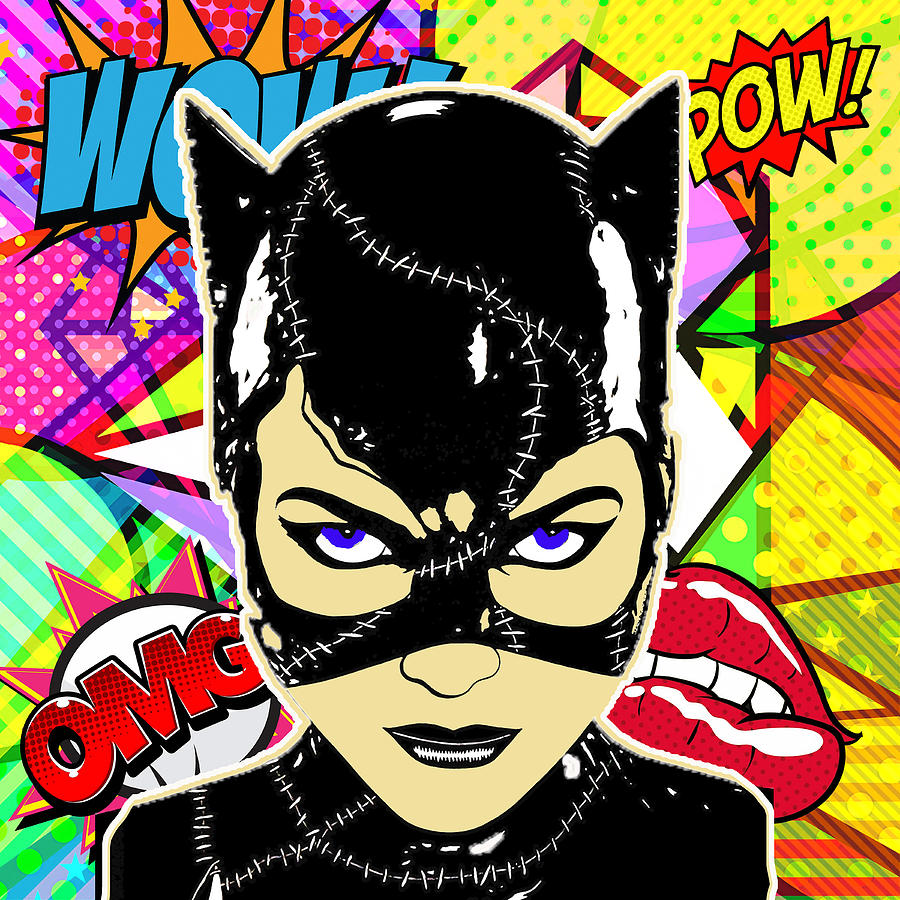 Catwoman #19 Mixed Media by Marvin Blaine