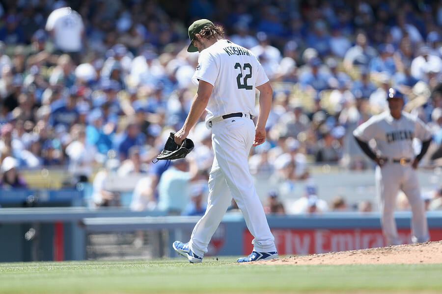Clayton Kershaw #19 Photograph by Stephen Dunn