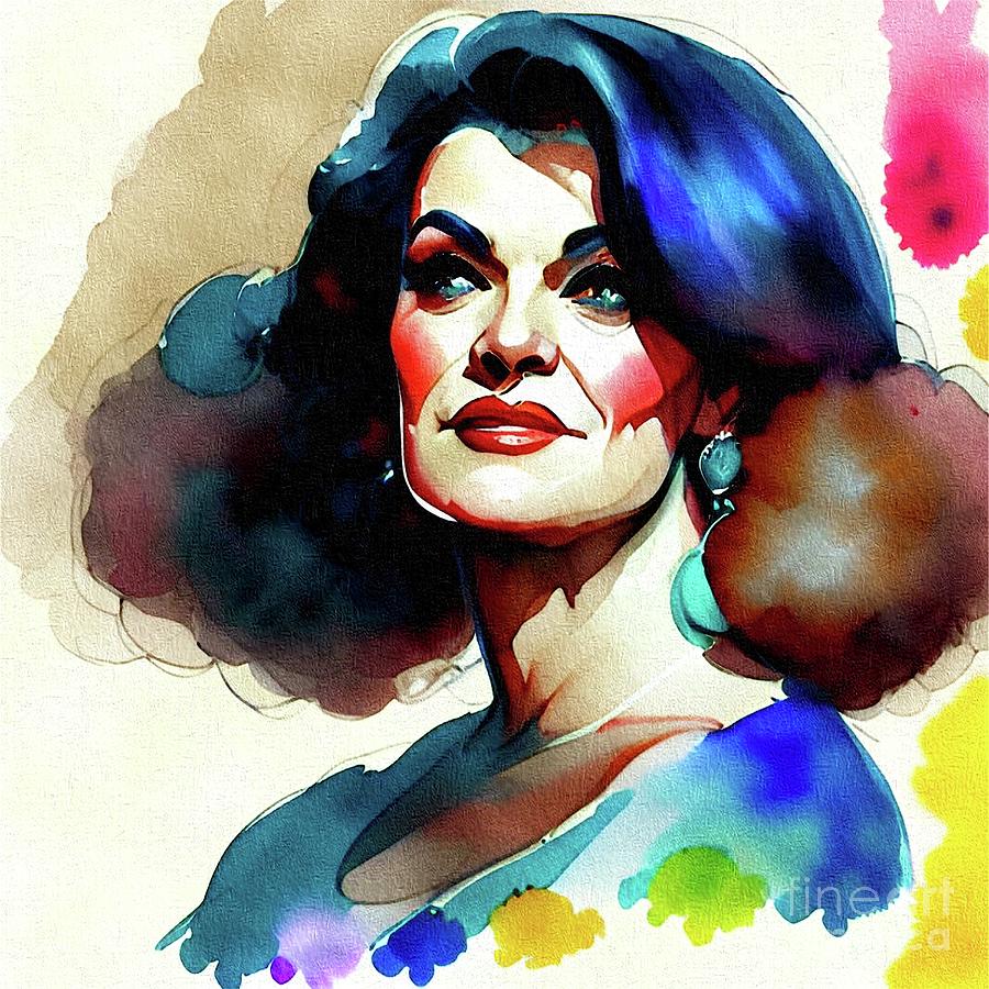 Connie Francis Music Legend Painting By John Springfield Fine Art