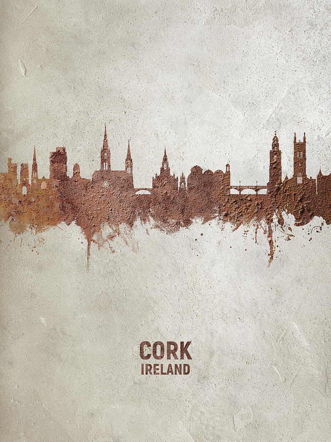 Cork Ireland Skyline #19 Digital Art by Michael Tompsett