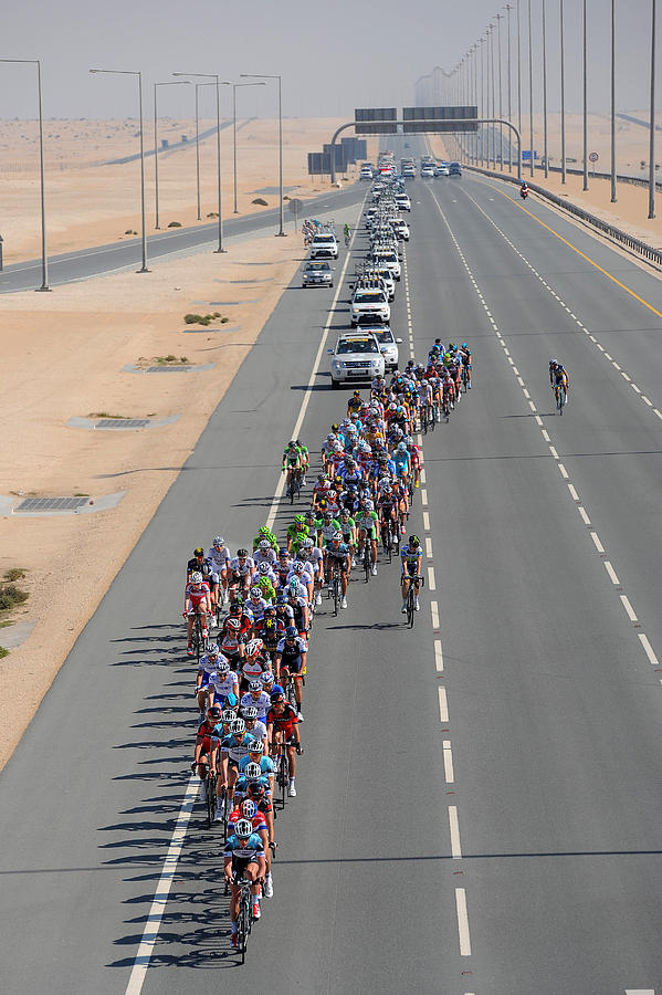 Cycling : Tour Of Qatar 2013 / Stage 4 #19 Photograph by Tim de Waele