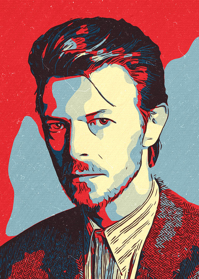 David Bowie Artwork Painting by Taoteching Art