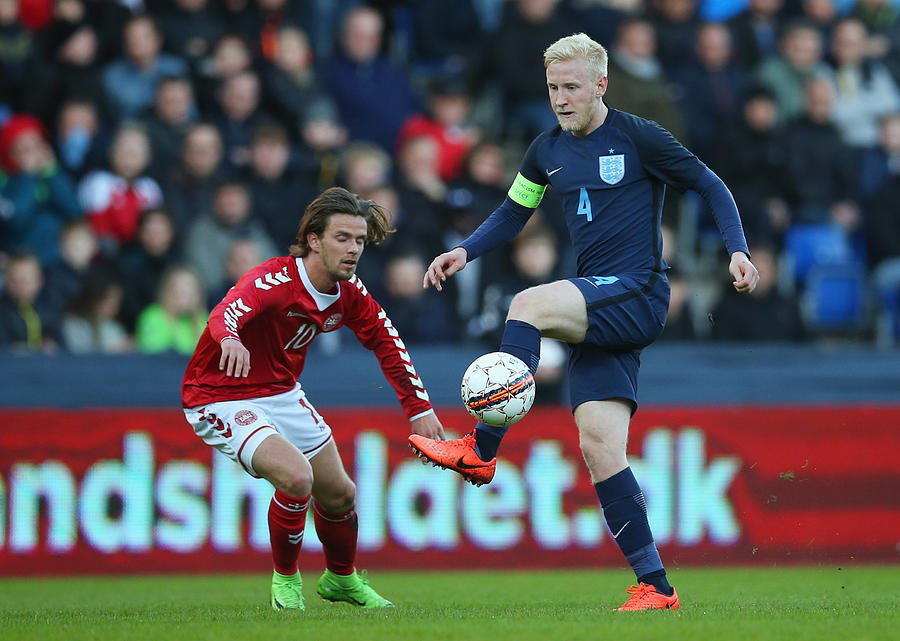 Denmark v England: U21 International Friendly #19 Photograph by Steve Bardens
