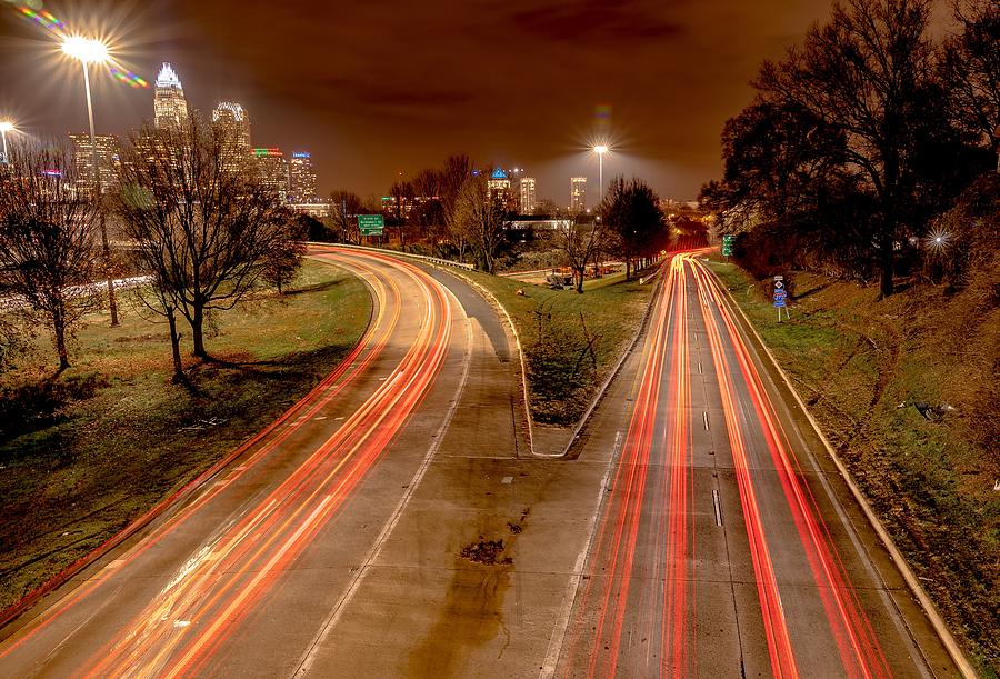 Downtown of Charlotte North Carolina skyline  #19 Photograph by Alex Grichenko