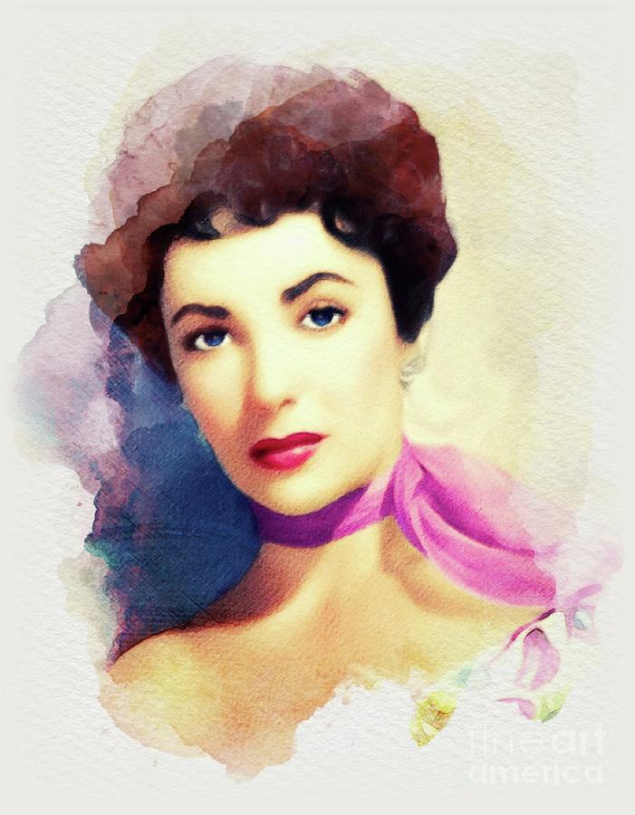 Elizabeth Taylor, Hollywood Legend Painting by Esoterica Art Agency ...