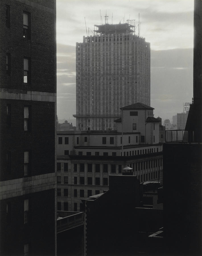 From My Window at An American Place Photograph by Alfred Stieglitz