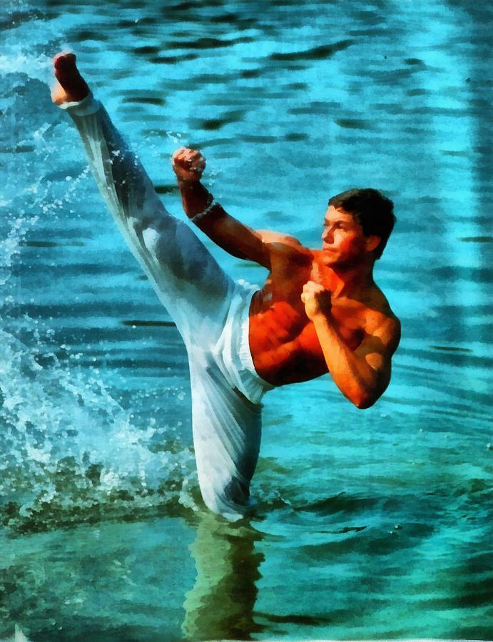 Jean-Claude Van Damme Digital Art by Varden Desilets