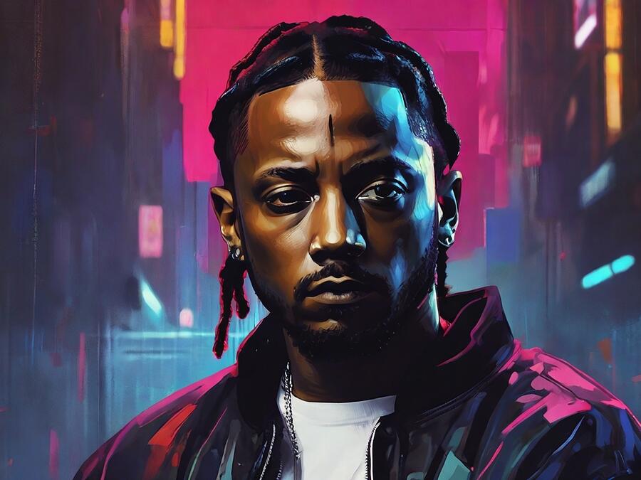 Kendrick Lamar Digital Art - Kendrick Lamar #19 by Amsterdam Funderburke
