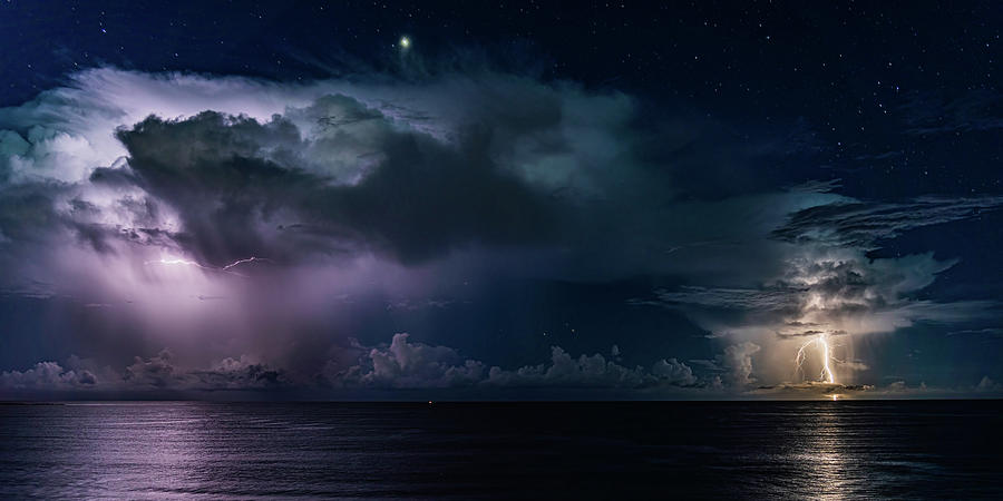 Lightning Storm Off the Coast of Mazatlan Mexico #19 Photograph by Tommy Farnsworth