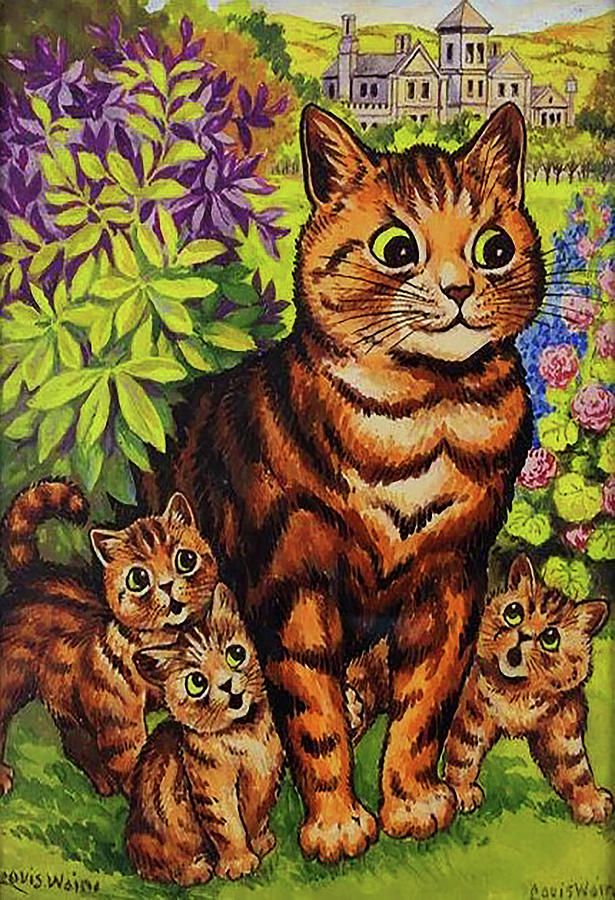 Louis Wain Painting by Ahmed Karimi - Fine Art America