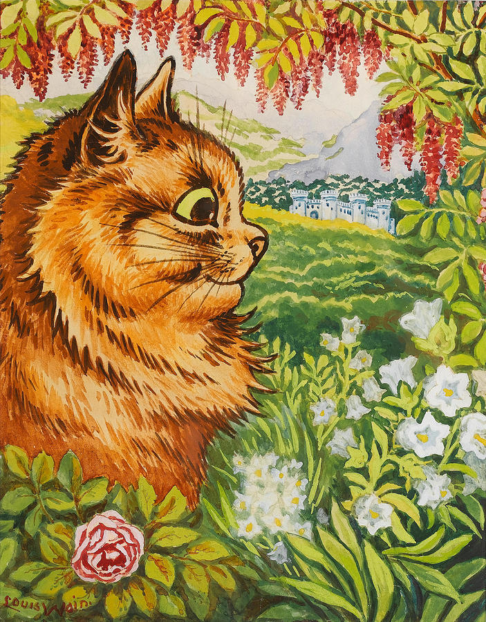 Louis Wain Painting By Khalid Khatibi Fine Art America   19 Louis Wain Khalid Khatibi 