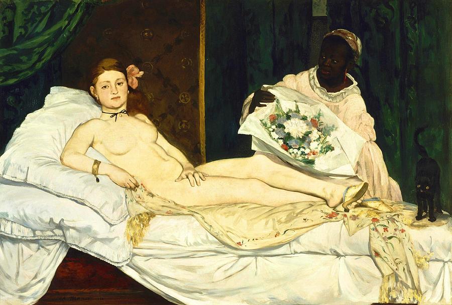Olympia #3 Painting by Edouard Manet