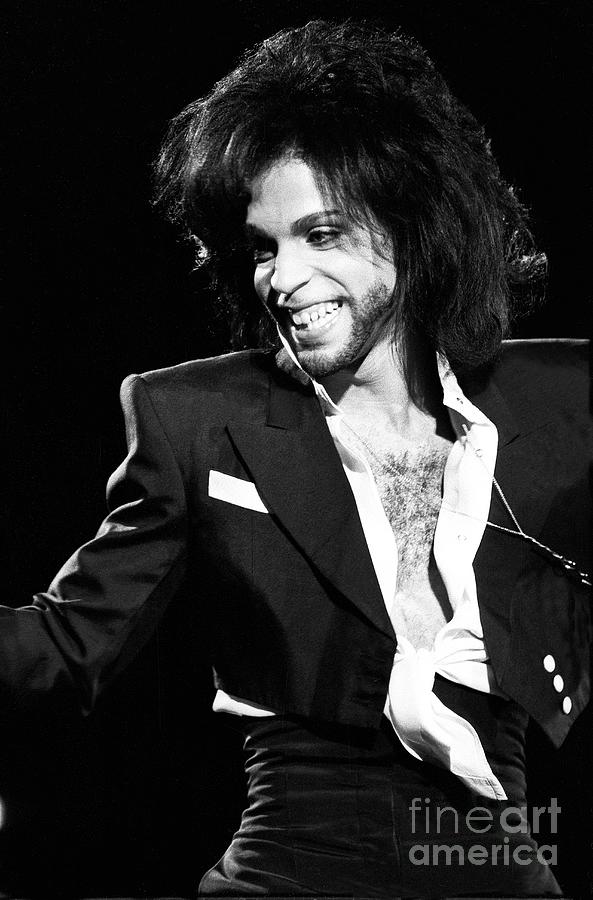 Singer Photograph - Prince #3 by Concert Photos