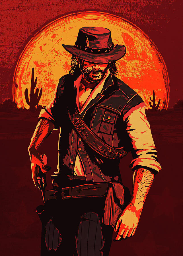 Red Dead Redemption Digital Art by Smith John - Fine Art America