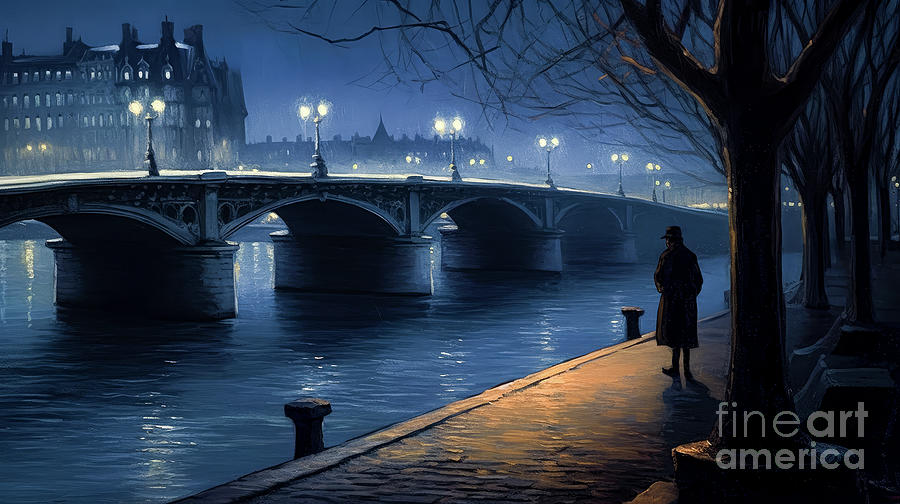 River Seine Digital Art by Fine Art Attic - Pixels