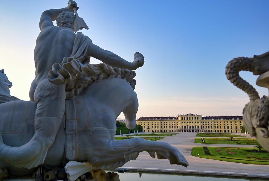Schonbrunn Palace In Vienna, Austria Photograph