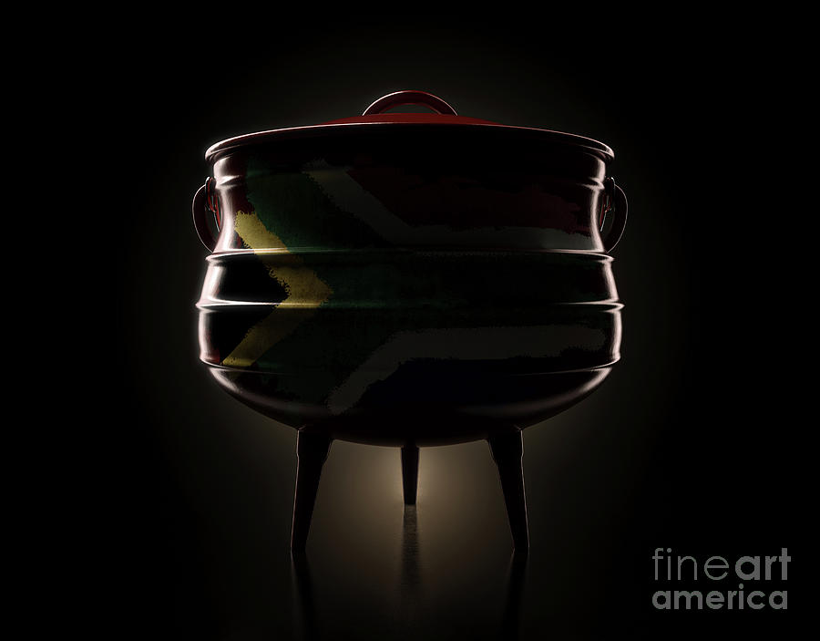 South African Potjie Pot Digital Art