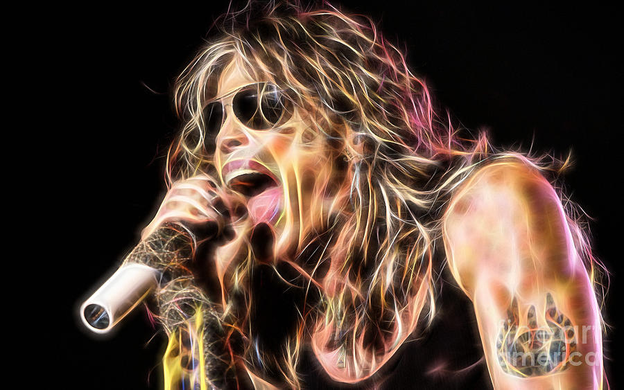Steven Tyler Collection #19 Mixed Media by Marvin Blaine