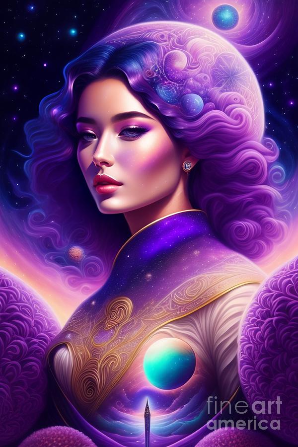 The Beautiful Woman Body Fantasy Universe Digital Art by Boon Mee ...