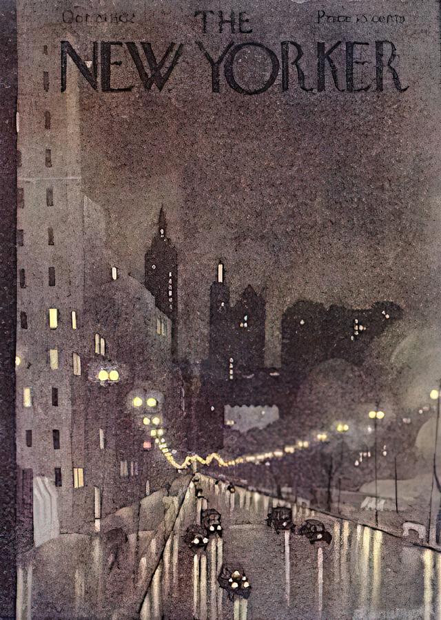 The New Yorker Painting by The new yorker - Fine Art America