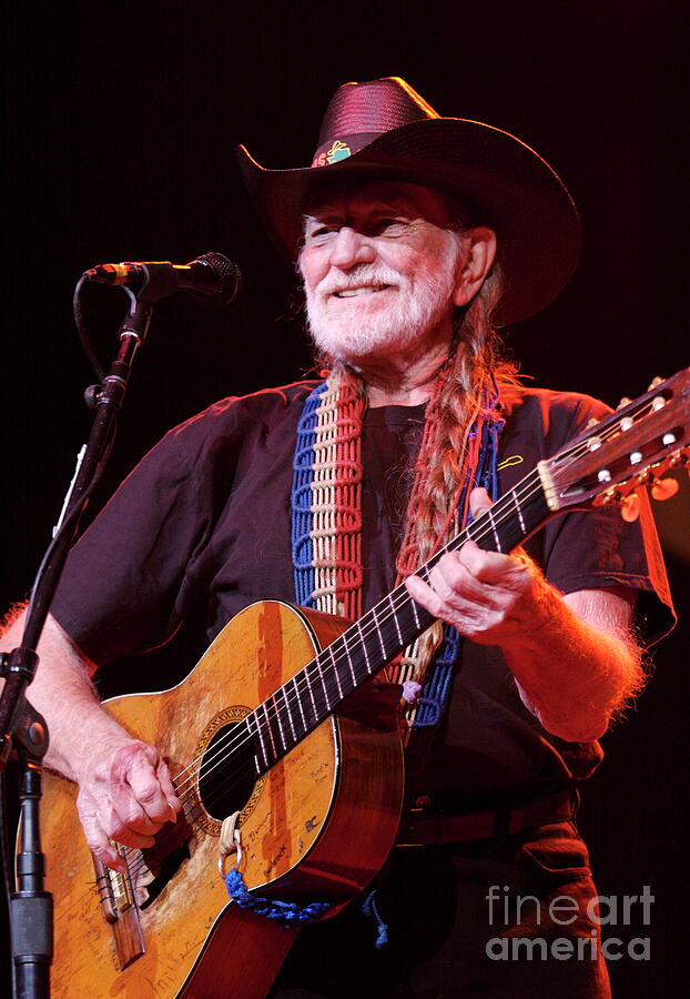 Willie Nelson Photograph by Concert Photos - Pixels