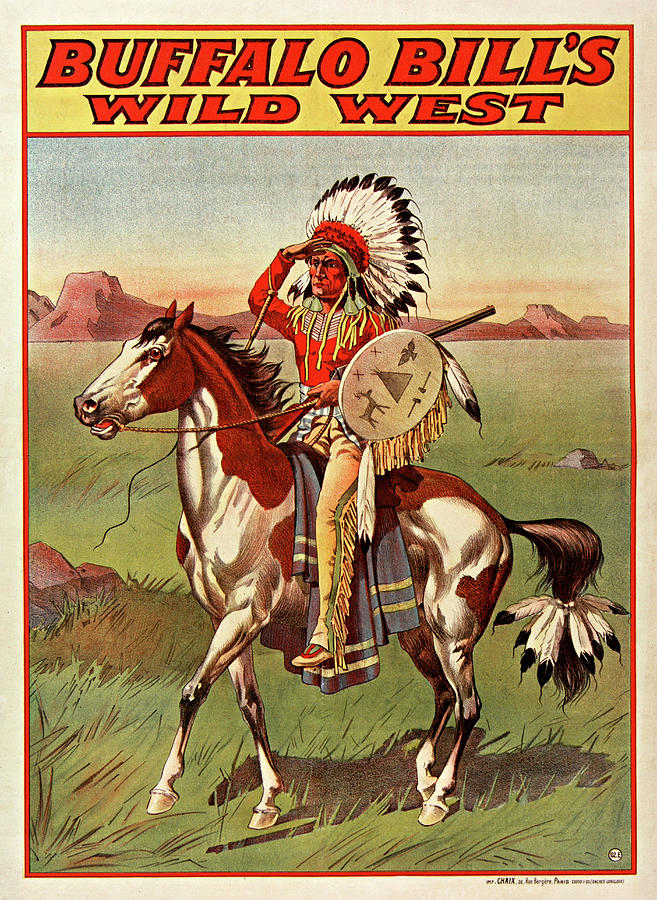 1905 Indian Chief on his great horse Drawing by Mark White - Fine Art ...