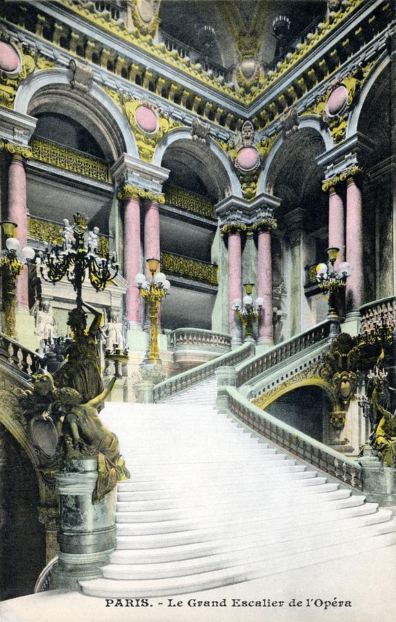 1905 Interior of the Paris Opera House Painting by Historic Image