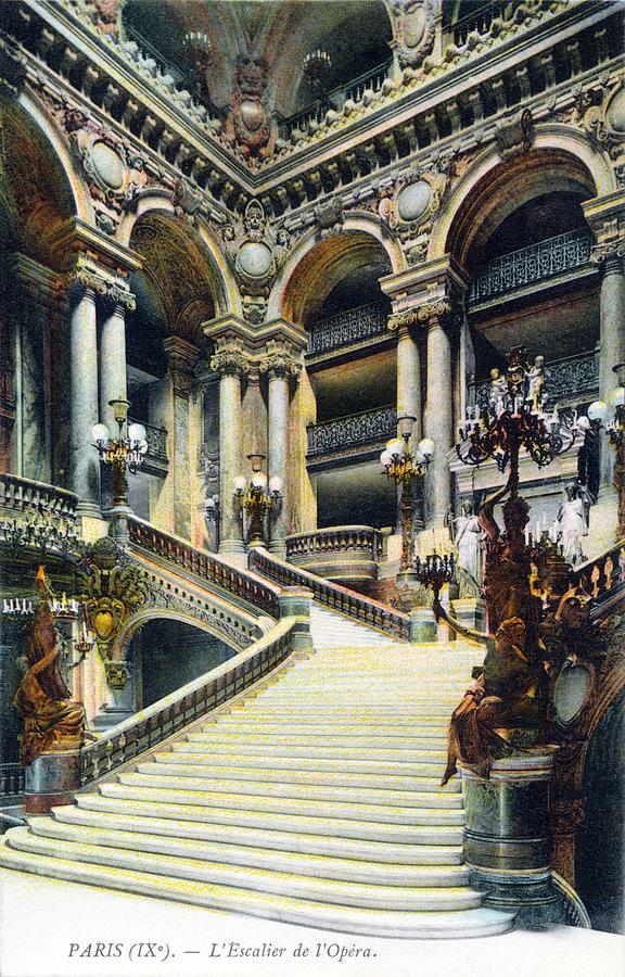 1905 Paris Opera House Interior Painting by Historic Image