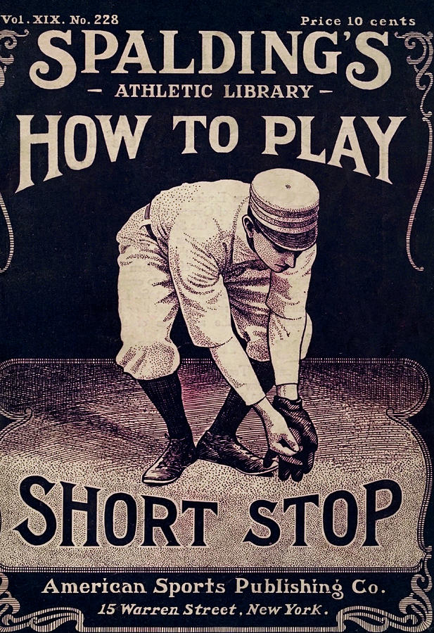 1905 Spaldings How to Play Short Stop Mixed Media by Row One Brand