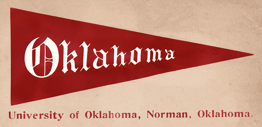 1906 Oklahoma Art Mixed Media by Row One Brand
