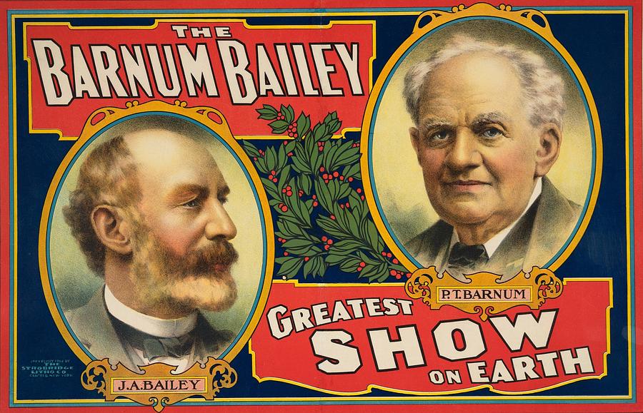 1908 Barnum Bailey Digital Art by Kim Kent