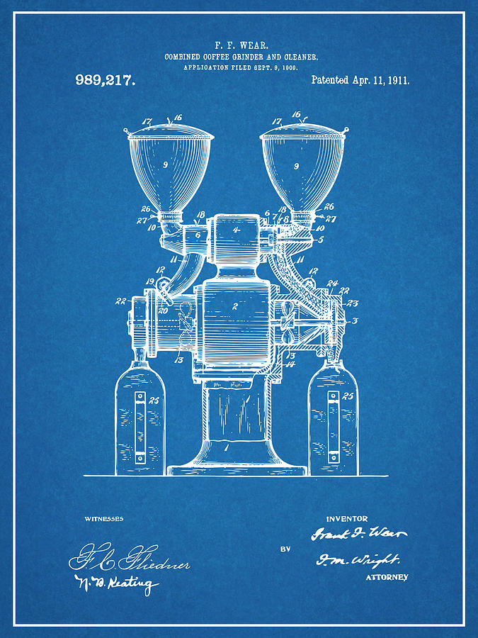 1924 Coleman Camp Stove Blueprint Patent Print Coffee Mug by Greg Edwards -  Fine Art America