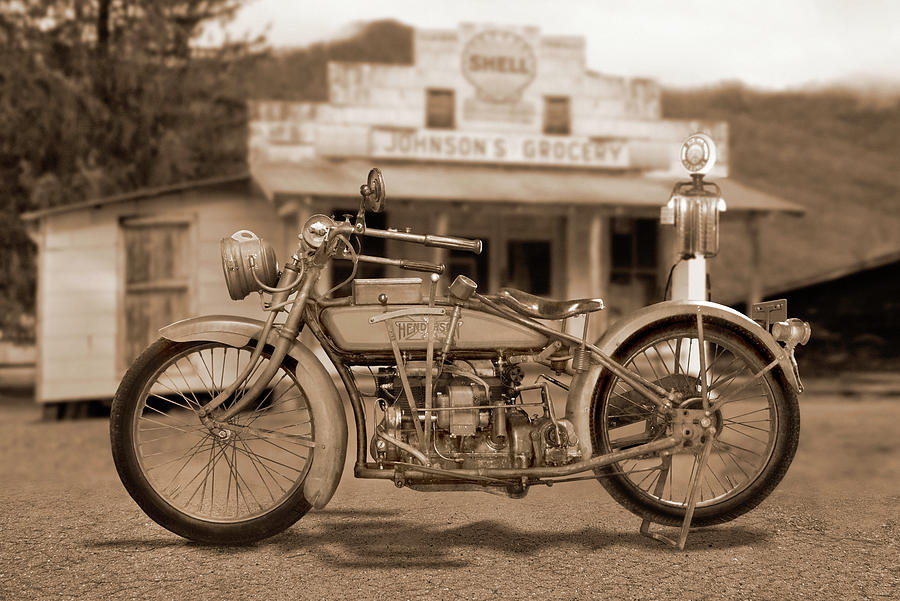 1917 Henderson at Johnsons Grocery Photograph by Mike McGlothlen