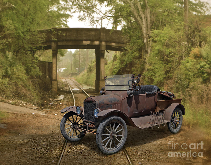 1917 Model T Ford in Dothan, Alabama Photograph by Ron Long