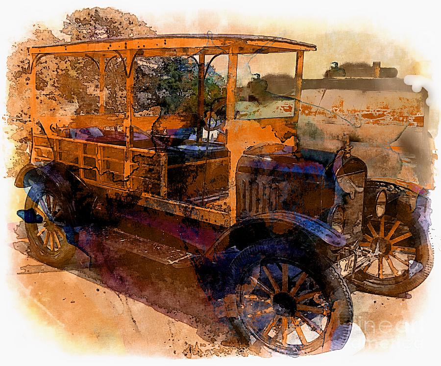 1918 Ford Woody Photograph by Marcia Lee Jones