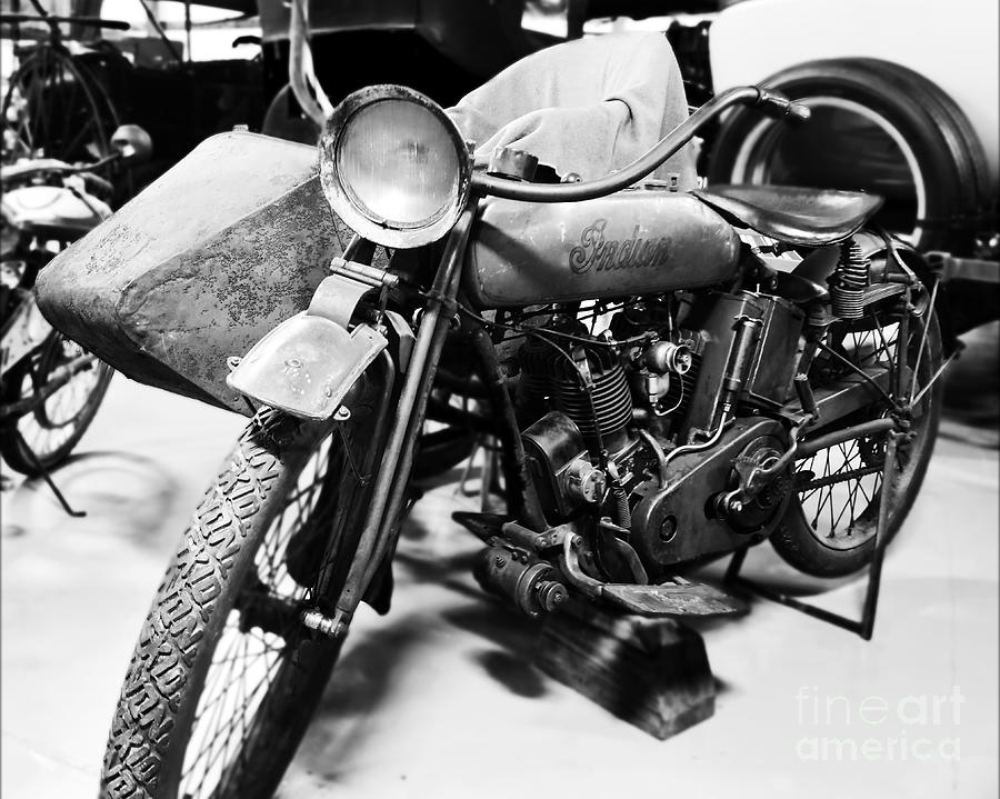 Motorcycle Photograph - 1919 Power Plus  by Steven Digman