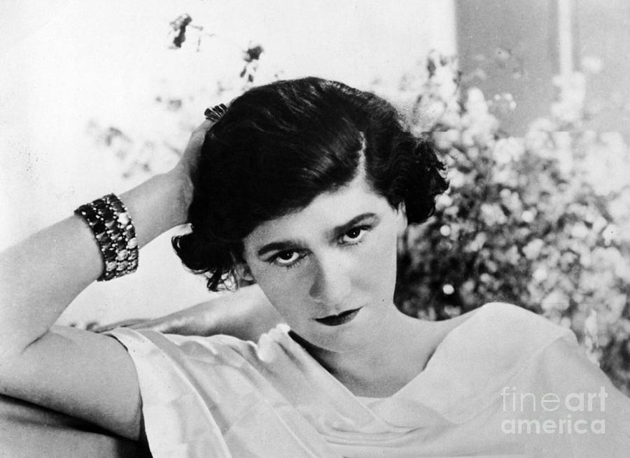 Perfume Digital Art - 1920 Portrait of Coco Chanel by Diane Hocker