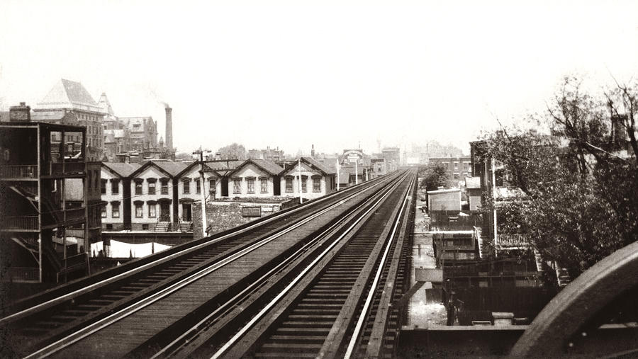 1920s Chicago Elevated Train Photograph by Marilyn Hunt