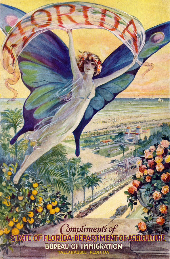 1920s Florida Painting by Historic Image