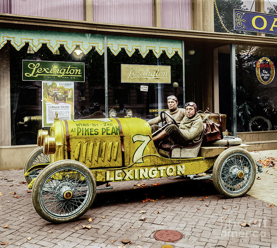 1920s Lexington race car colorized photo Photograph by Retrographs