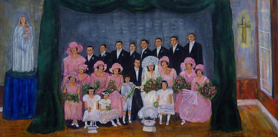 1920s Summer Wedding Painting by Deborah D Russo