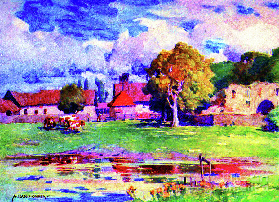 1921 - Abbey Farm, Thetford - Cooper Modified Digital Art by Julien ...