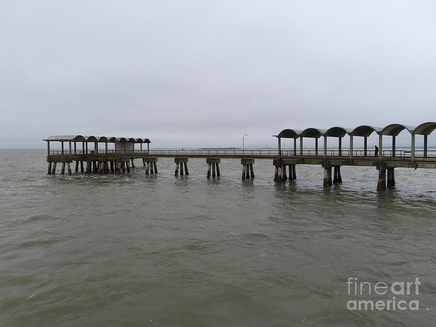 1921 - Fishing Pier Jekyll Island Georgia Photograph by Deborah ...