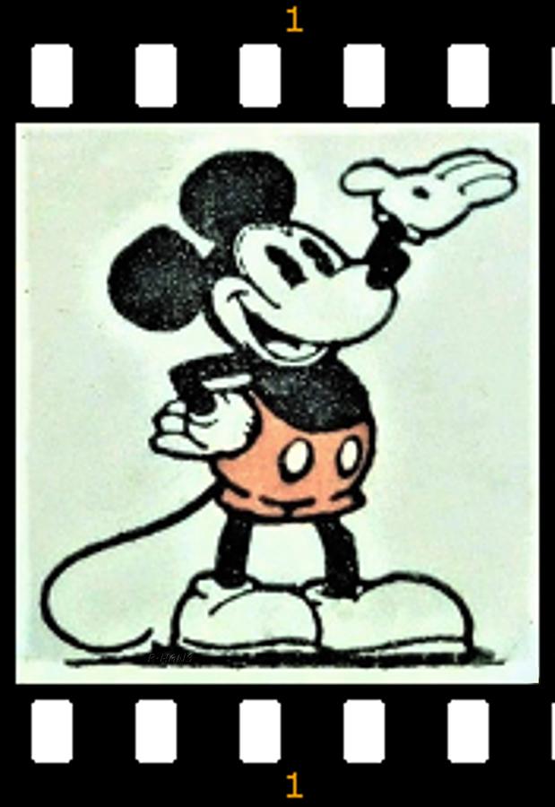1923 Mickey Mouse Film Strip Photograph by Rob Hans